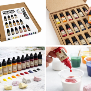 Jesmonite Pigment Set mit 13 verschiedene Farben (15 Stück)