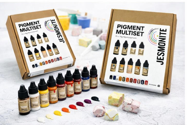Jesmonite Pigment Set mit 13 verschiedene Farben (15 Stück) – Bild 4